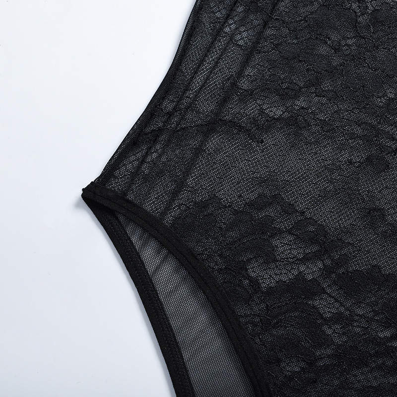 Artemis | Lace mesh teddy bodysuit