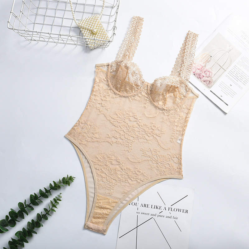 Artemis | Lace mesh teddy bodysuit